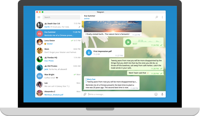 Telegram 桌面应用